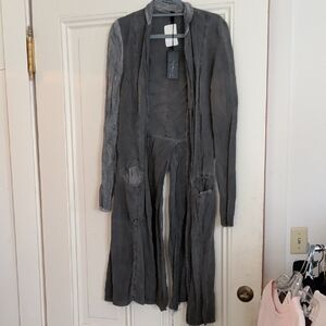 Gray Women's Trench Coat